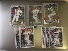 Colson Montgomery Silver foil Board + Base & Kyle Teel & Braden Montgomery