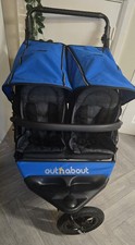 £320 VGC out N About Double Pushchair