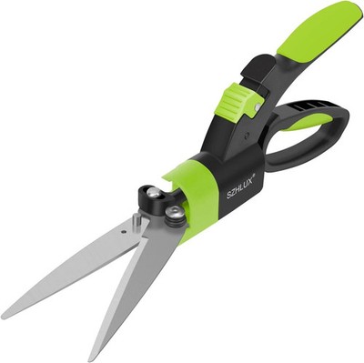 SZHLUX Grass Shears 360-Degree Swivel Blades, Ultra-Sharp Grass Cutter with 5  