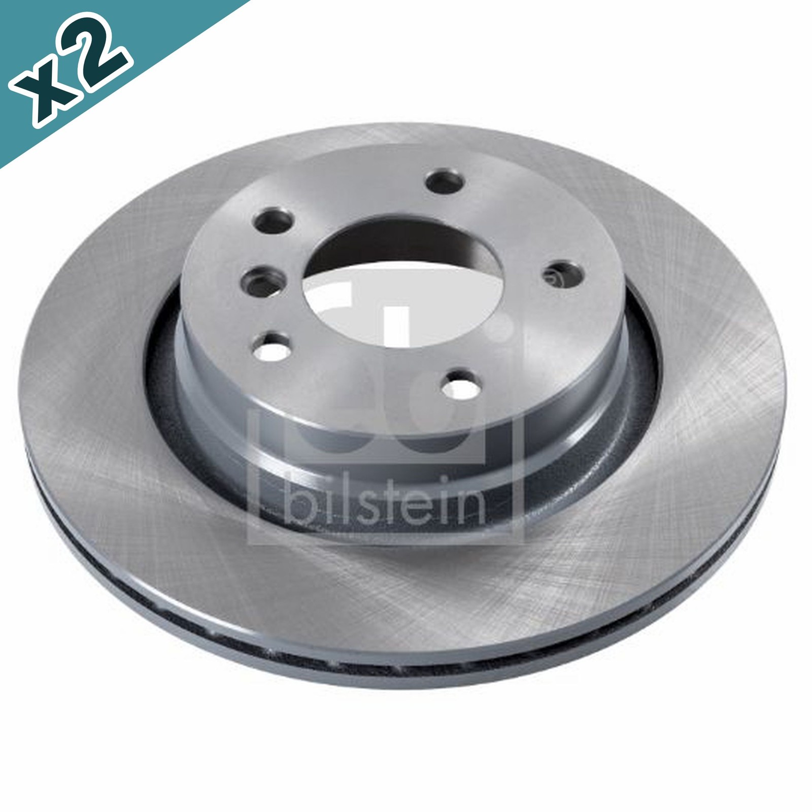FEBI BILSTEIN 17925 Brake Disc Rear Coated 294mm Outer Diameter For BMW 3 Series