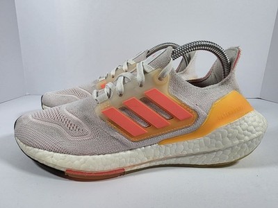 Adidas UltraBoost 22 Women s Running Shoes Size 7.5 GX5595 Orange White Sneakers