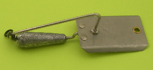 OLD SALTY Deep Diving Trolling Planer Size 1 Stainless Steel - Afbeelding 2 van 2