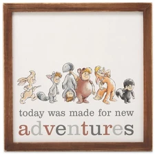 Open Road Brands Disney Peter Pan Lost Boys Made for Adventures Wood Wall Dec...