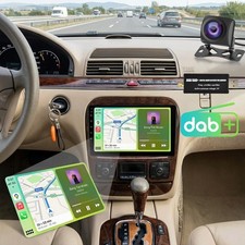 Für Mercedes Benz S-Klasse W220 1997-2007 Autoradio Carplay Android 15 DAB+ Kam Für Mercedes Benz S-Klasse W220 1997-2007 Autoradio Carplay Android 15 DAB+ Kam