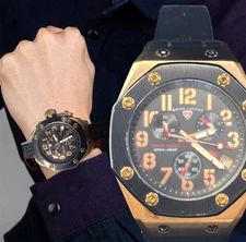 SWISS LEGEND TRIMIX DIVER 110019809,SAPHIRE CRYSTAL, 20ATM W. R, NEW BATTERY