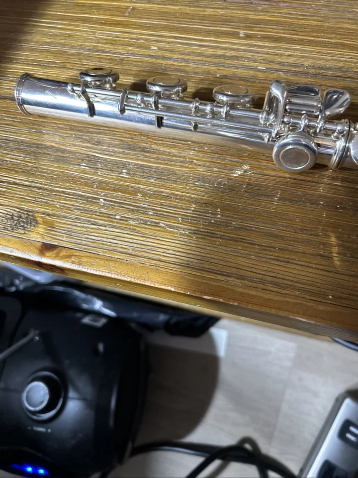 Flauta hecha a mano de plata maciza Haynes revisada Foto 4 de 4