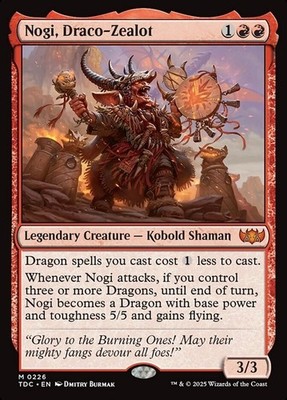 Nogi, Draco-Zealot 226 - NM - Tarkir: Dragonstorm Commander - MTG