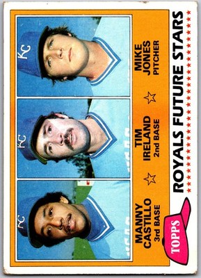 1981 Topps #66 Royals Future Stars (Manny Castillo / Tim Ireland / Mike Jones)