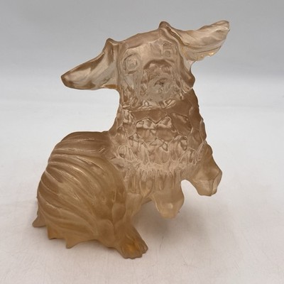 Dorothy Thorpe Resin Pekingese Foo Dog Sculpture MCM 1960s Mexico Lucite Figure