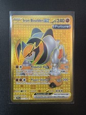 Iron Boulder EX Future Gold 217/162 Temporal Forces S&V Pokemon 2024