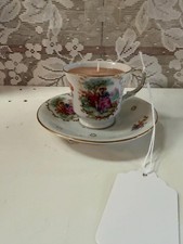 VTG Tea Cup Candle Slow Burn Java Espress’n
