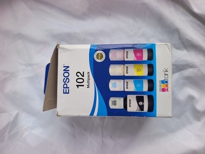Epson 102 EcoTank Tintenflasche Multipack CMYK Schwarz Cyan Magenta Gelb
