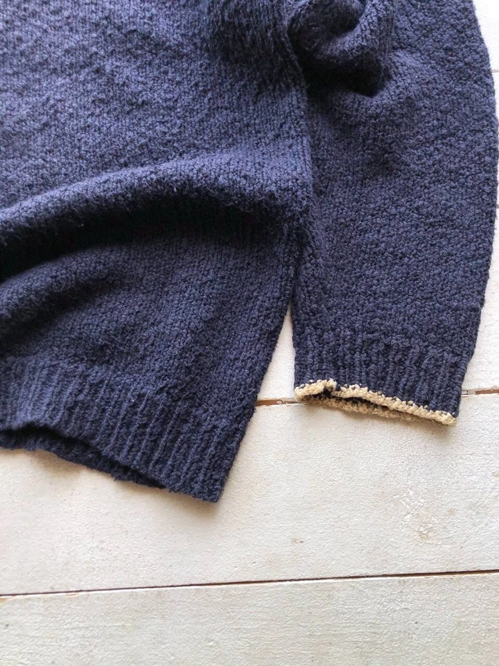 Suéter Timberland Algodão Vintage Mini Logotipo Azul Tamanho M Masculino, Casual Exterior  - Imagem 3 de 4