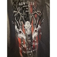 Howitzer Patriot Outfitters Roam Free Born To Hunt Medium NWT A107 Affliction