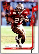 2001 Donruss Rookies & Stars Warrick Dunn #98 Tampa Bay Buccaneers