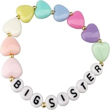 Sister's Big Bracelet Gift, Little Girls' Sister Jewelry