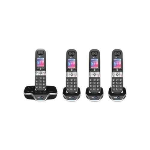 BT 8600 Quad Cordless Phone With Call Blocker and Answering Machine - Zdjęcie 3 z 7