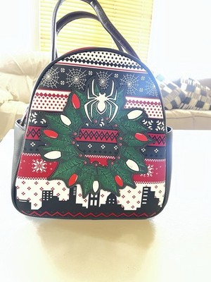 Marvel Spider-Man Christmas Sweater Mini Backpack  display picture 2