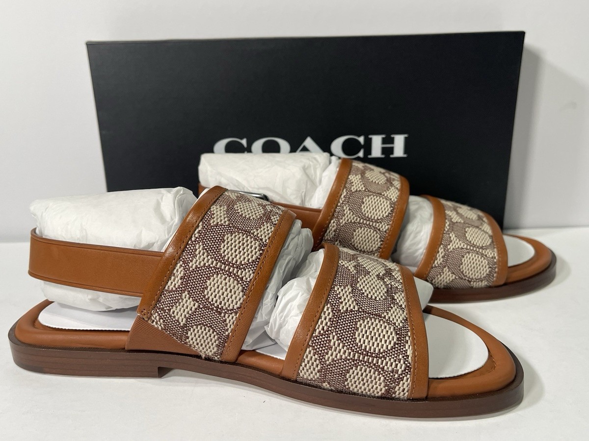 Men\'s Julian Signature Two Strap Sandal Coach Julian Signature Two Stripe Sandal Men main image 3
