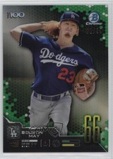 2019 Bowman Scouts' Top 100 Green Refractor 91/99 Dustin May #BTP-66 0t2