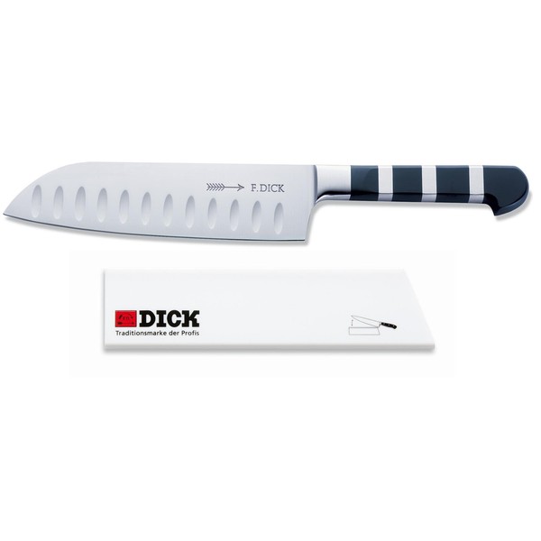 Fr. Dick 1905 Santoku Messer 18 Cm Kullenschliff Mit Messerschutz Klingenschutz-image