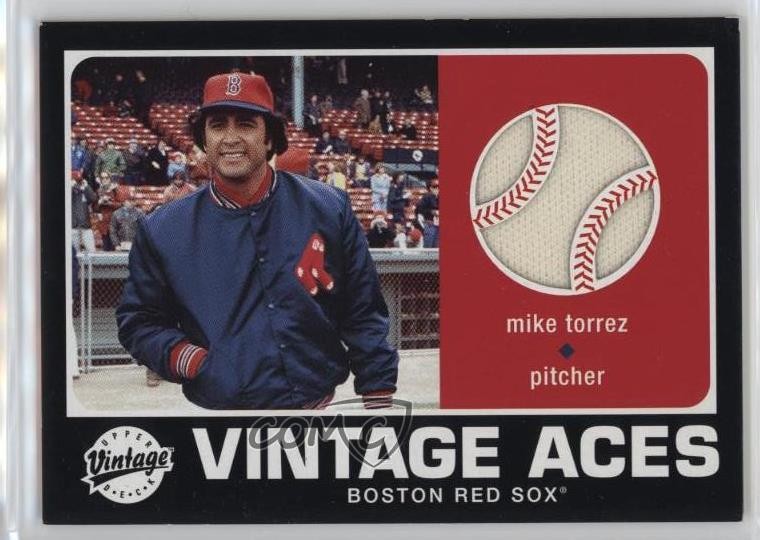 Mike Torrez #A-MT 2002 Upper Deck Vintage Baseball Aces Game Jersey