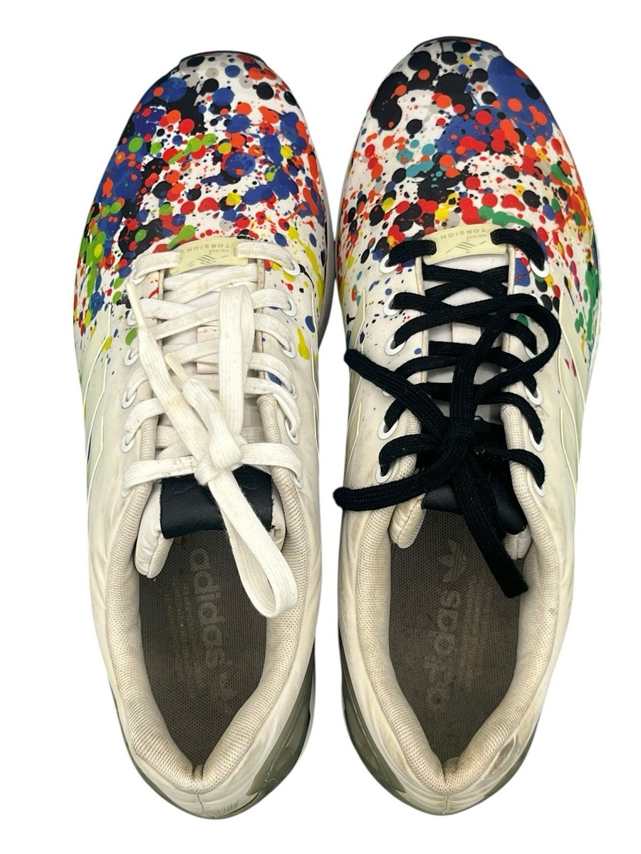 Adidas ZX Flux Splatter Men's Size 10 HTF RARE Y2K Torsion B34497
