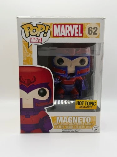 Funko Pop! Vinyl: Marvel - Magneto Metallic Hot Topic Exclusive #62
