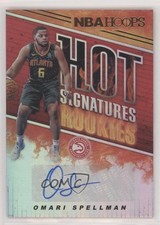 2018-19 Panini NBA Hoops Hot Signatures Rookies Omari Spellman #HSR-OS Auto 0wq