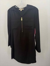 MICHAEL Michael Kors Black Size XS Short Long Sleeve Dress