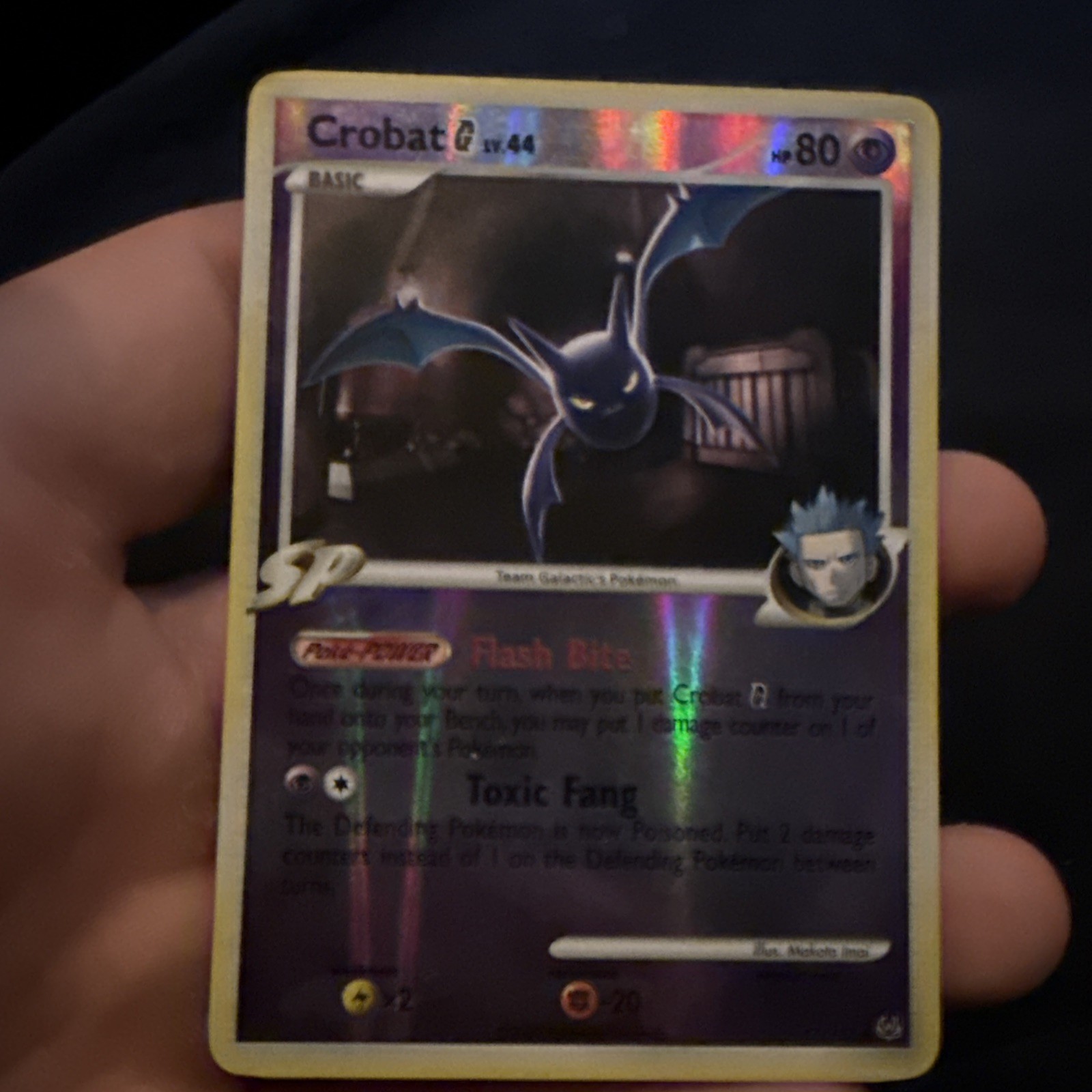 Crobat G - 47/127 - Pokemon Platinum Reverse Holo LP