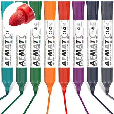8-Color Dry Erase Markers, Bullet Tip, High Quality, Whiteboard Marker Set, 8