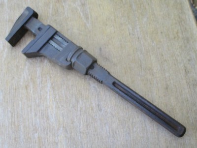 ERIE RR RAILROAD BEMIS & CALL 15'' -  #90 ADJUSTABLE MONKEY WRENCH SPRINGFIELD MA