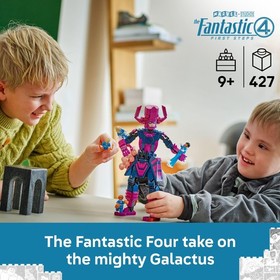 LEGO Marvel Fantastic Four vs Galactus Construction Figure, 427 Pieces, 4