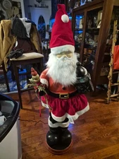 Life size 4ft Musical Santa Motionette 