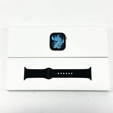 New GPS Only Apple Watch Series 11 46MM Slate Aluminum Black Band MEV44LW/A