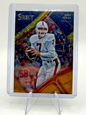 2023 Panini Select Draft Picks - Field Level Red Lazer Prizm #197 John Elway