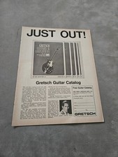 TBOOK50 MAGAZINWERBUNG 11X8" GRETSCH GITARREN & VERSTÄRKER