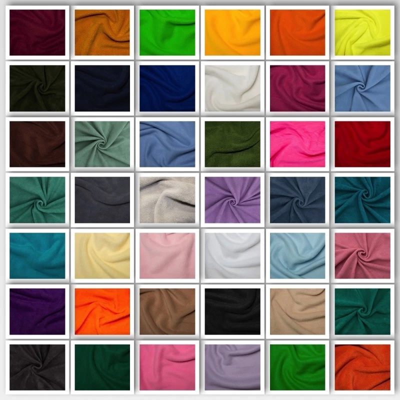 OH SEW CRAFTY Polar Fleece Anti Pil Fabric Plain Blanket Winter 150cm Wide