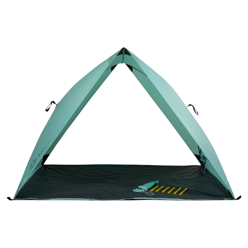 - Pismo A-Frame Beach Tent - Pop Up Tent - Beach Umbrella Shade (Ice Blue) - Image 4 of 4