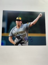 Rob Zastryzny Signed Autographed 8x10 Photo Milwaukee Brewers Pitcher