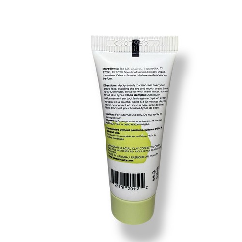 Bl'eau Nourishing Spirulina Clay Mask Pore Cleanser 15g/.53oz Travel Size - Picture 3 of 3