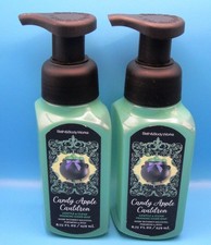 2 Bath  Body Works Lot CANDY APPLE CAULDRON Foaming HAND SOAP Apple BERGAMOT