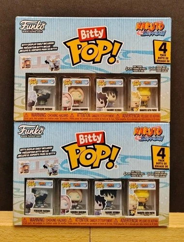 Funko Bitty Pop! Naruto Shippuden Lot Of 2 Chase (6th Path) Boxes ** NEW **