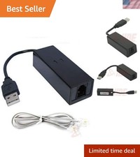 Versatile USB Dial-Up Modem   56K Speed Compatible with Major Windows Versions