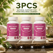 3X Rosabella Organic Beet Root 60 Capsules Na...