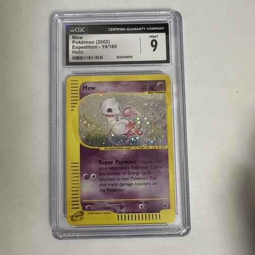 Pop 45 Expedition Mew HOLO CGC 9 MINT pokemon english