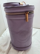 Monat purple travel makeup bag cosmetic organizer toiletries case purse