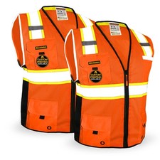KwikSafety Charlotte NC Big Kahuna Safety Vest 2 Pack Class 2 ANSI OSHA High Vis