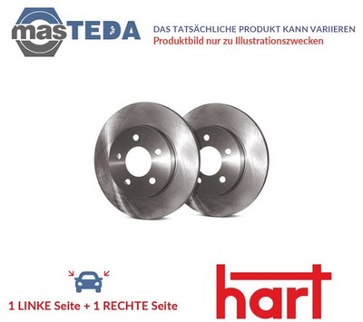262 478 BREMSSCHEIBEN SATZ HINTEN HART 2PCS NEU OE QUALITÄT